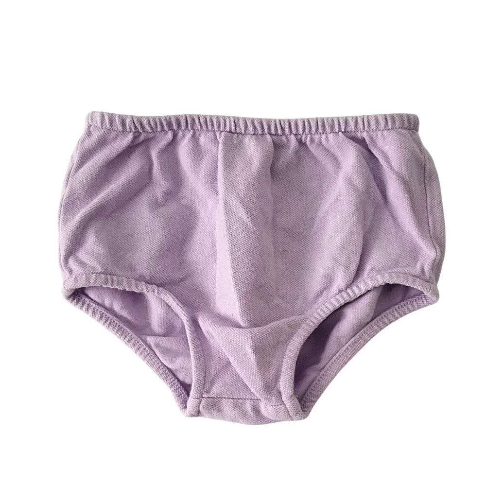 Ralph Lauren Diaper Cover Girls 18 Months Purple Cotton Bottom Preppy
